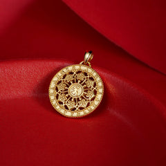 密宗吊墜藥師如來(鍍玫瑰金、鍍金、鍍金)