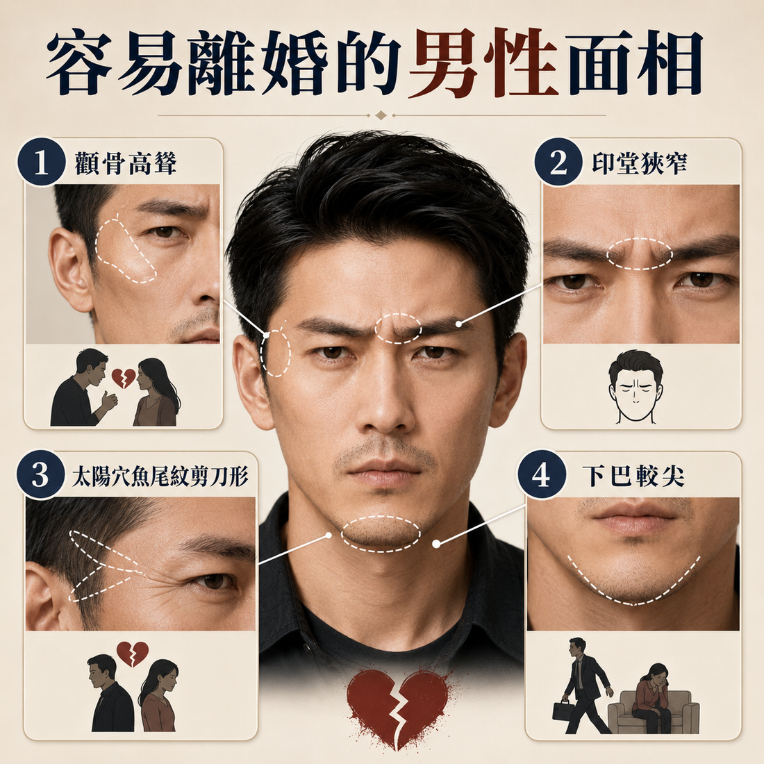容易離婚的男性面相