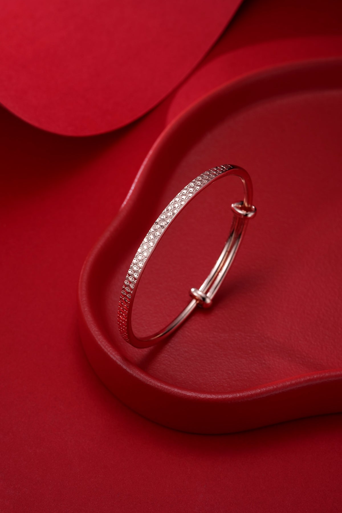 文殊菩薩手鐲 55mm 純銀 (鍍玫瑰金、鍍金、鍍白金)