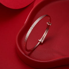 文殊菩薩手鐲 55mm 純銀 (鍍玫瑰金、鍍金、鍍白金)